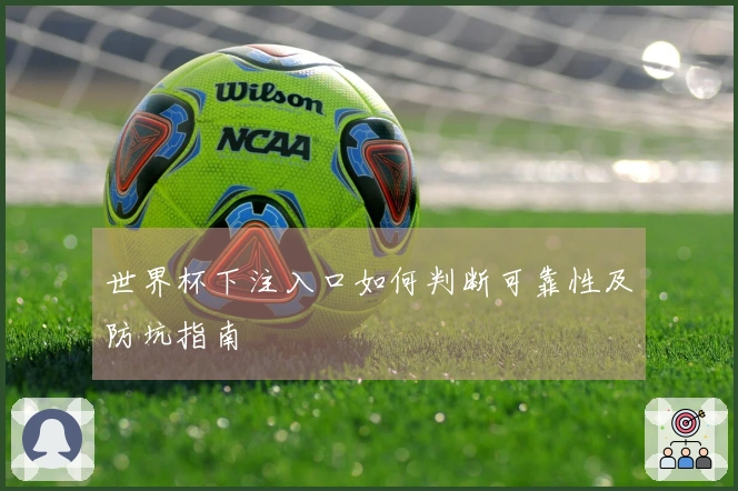 世界杯下注入口如何判断可靠性及防坑指南