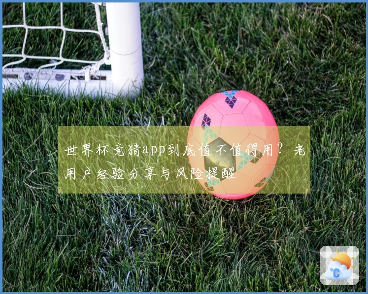 世界杯竞猜app到底值不值得用？老用户经验分享与风险提醒